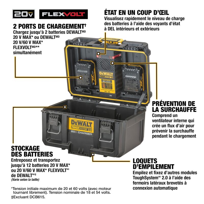 Outil Dewalt chargeur