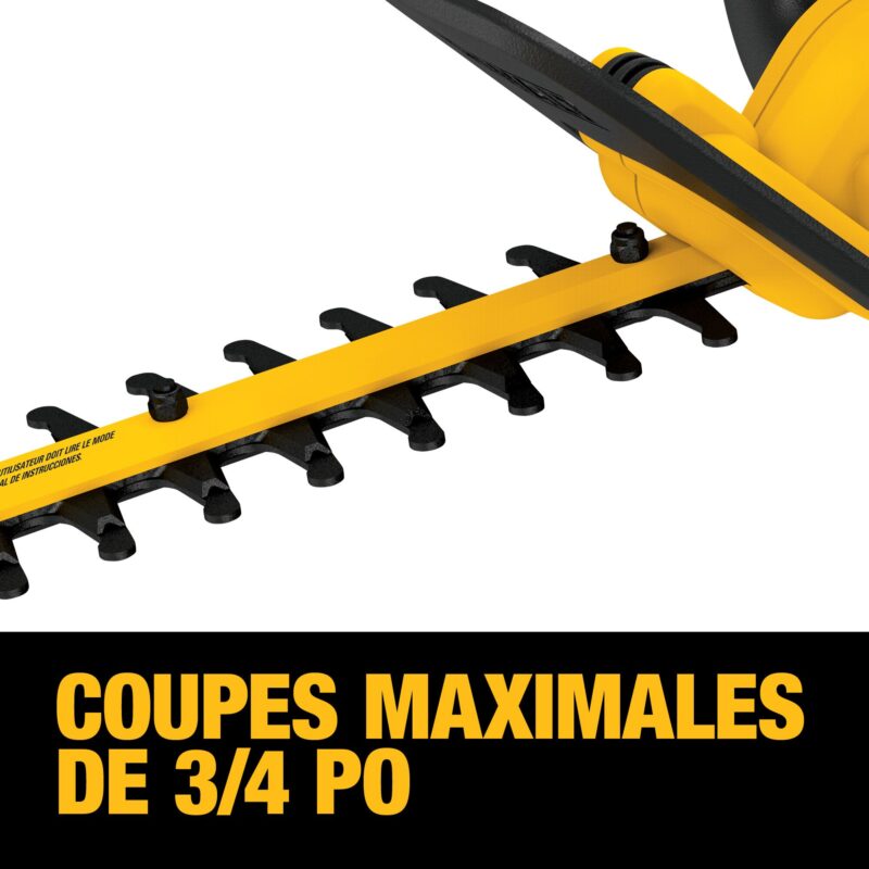 Taille-haie 20 V MAX* aux ions de lithium de 22 po (outil seulement) (SRD) – Image 5